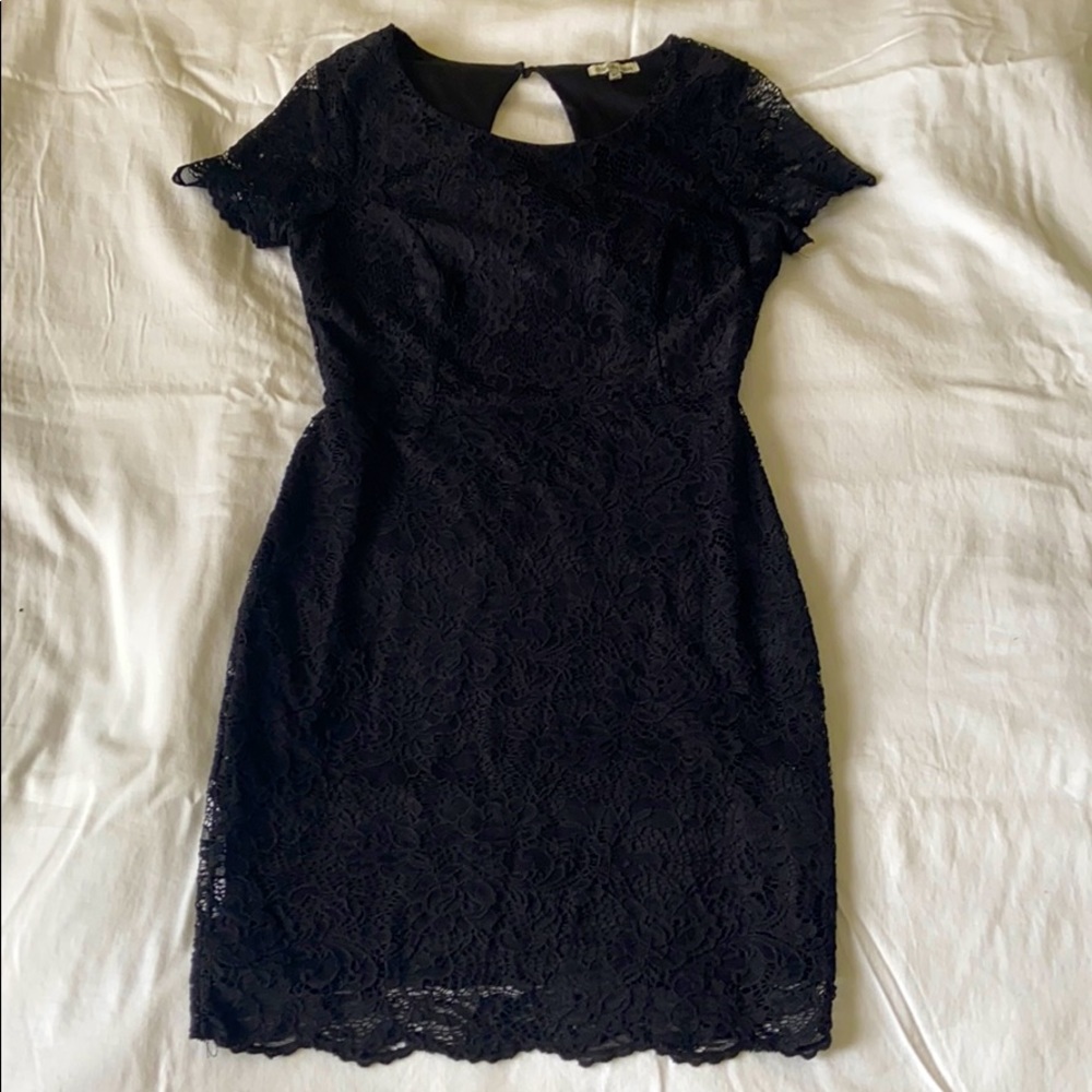 Dress black casual and attractive